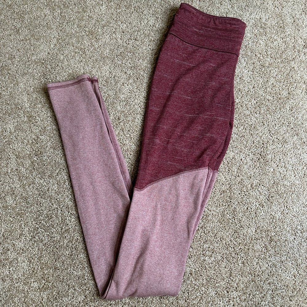 Free People Movement Pink Colorblock Leggings Size XS - Picture 2 of 5